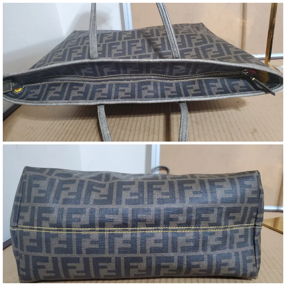 FendiRoll Tote Zucca Coated Canvas Medium - Picture 7 of 13